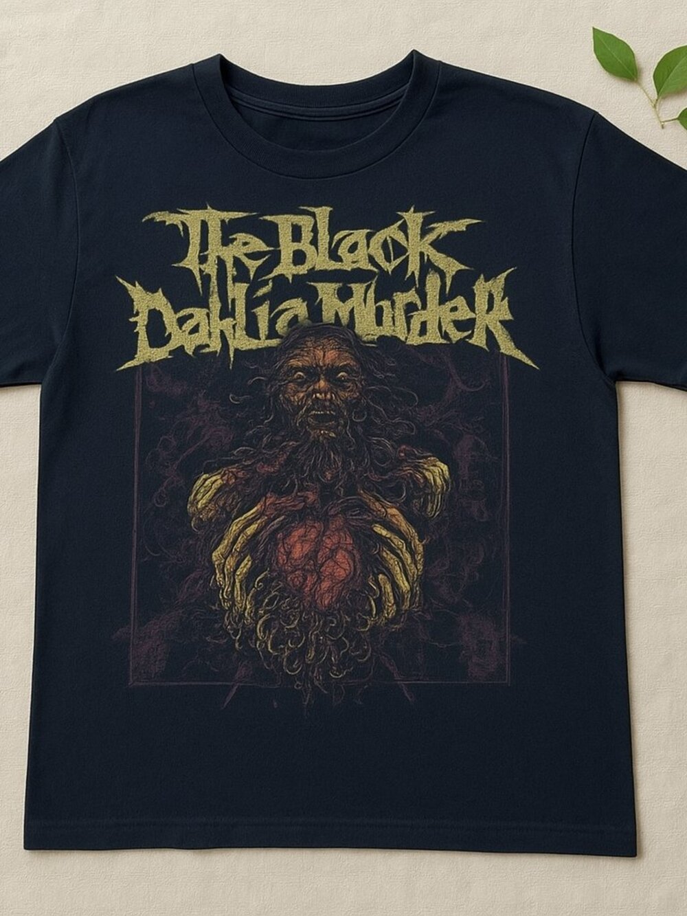 Black Metal Graphic Tee | Dark Gothic Horror T-Shirt | Heavy Metal Skull Monster